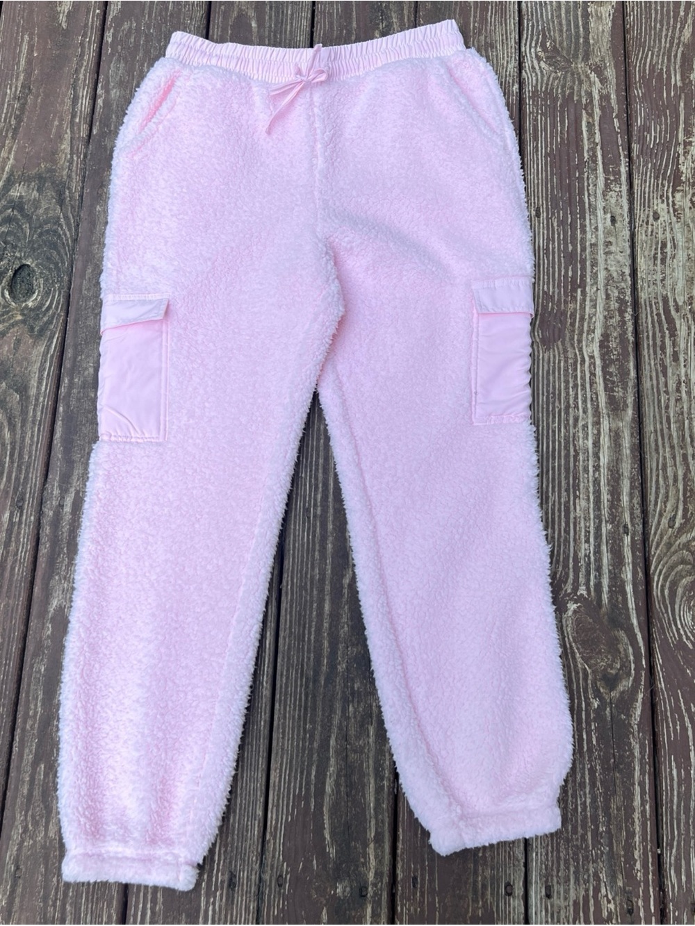 Hippie Rose Women’s Ballet Slipper Cozy Sherpa Joggers,Casual Loungewear|Size:L